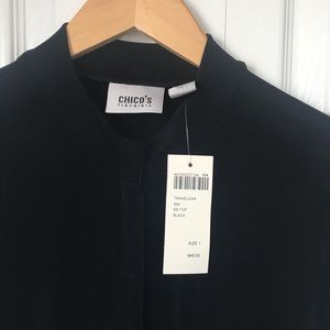 Chico’s travelers black tops